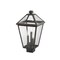 Z-Lite Talbot 3 Light Outdoor Post Mount Fixture, Oil Rubbed Bronze And Seedy 579PHBS-ORB - alternate 4